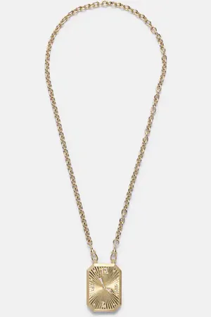 Marie Lichtenberg Halskette Thinking of You aus 18kt Gelbgold mit Diamanten