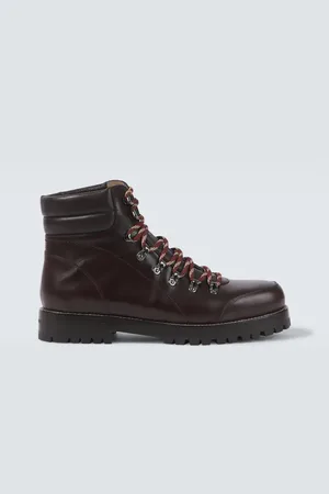 Manolo Blahnik Schnürstiefel Janka aus Leder