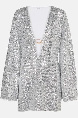 Oseree Oséree Minikleid Lumière O mit Pailletten