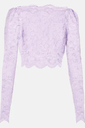Paco rabanne Cropped-Top aus Spitze