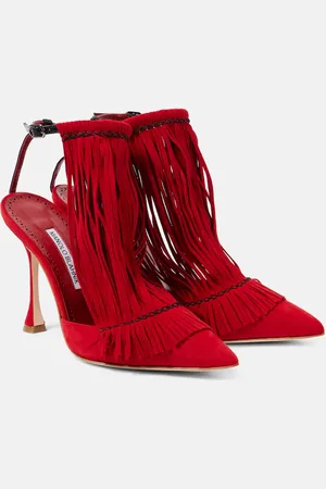 Manolo Blahnik Pumps Fiki 105 aus Veloursleder