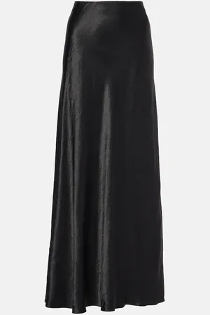 Vince High-Rise-Maxirock aus Satin