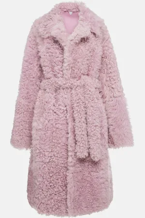Bottega Veneta Oversize-Mantel aus Shearling