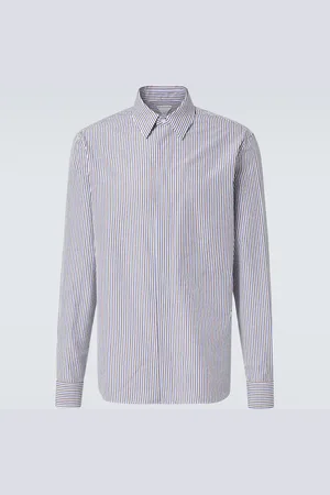 Bottega Veneta Hemd aus Baumwolle und Leinen