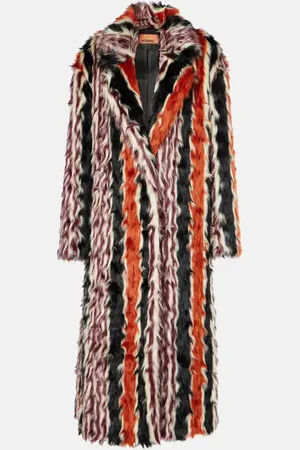 Missoni Mantel aus Faux Shearling