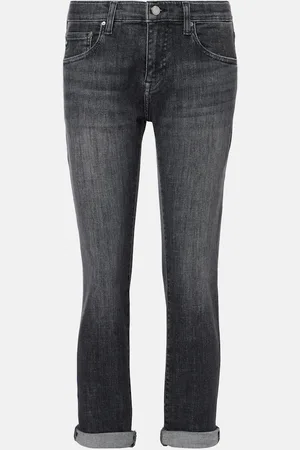 AG Jeans Mid-Rise Slim Jeans Ex-Boyfriend