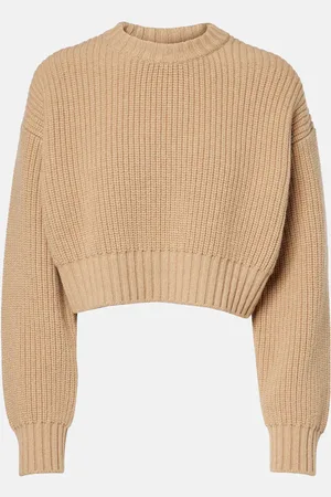 Bottega Veneta Cropped-Pullover aus Wolle und Kaschmir