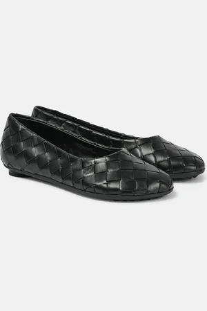 Bottega Veneta Ballerinas Intrecciato aus Leder