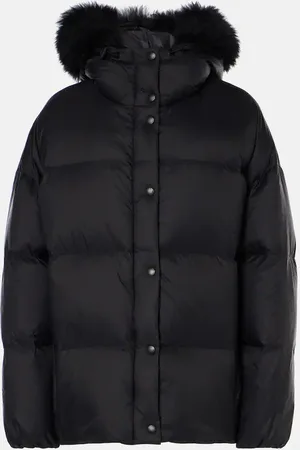 YVES SALOMON Daunenjacke mit Shearling