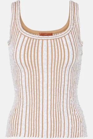 Missoni Top aus Strick mit Pailletten