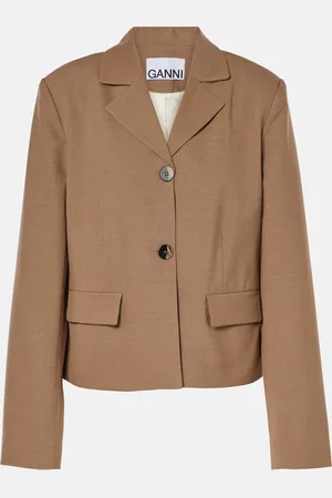 Ganni Blazer aus Twill