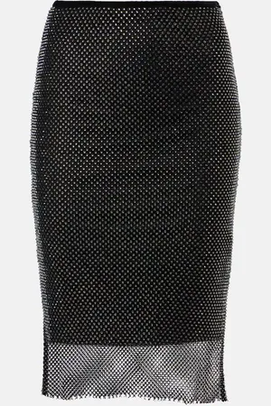 Sportmax Midirock Zinnia mit Kristallen
