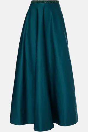 Max Mara Verzierter Maxirock Brasile