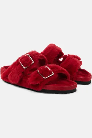 Birkenstock Sandalen Arizona aus Shearling