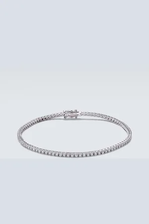 Mateo Armband aus 14kt Weißgold mit Diamanten
