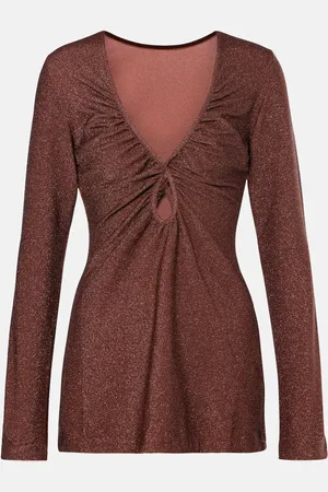 JOHANNA ORTIZ Top aus Lamé