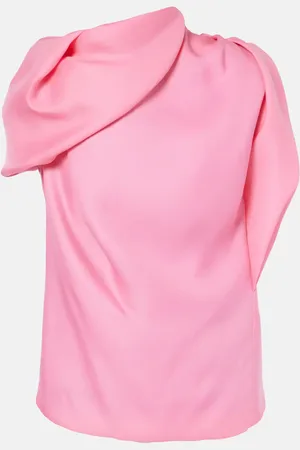 DRIES VAN NOTEN Top aus Seidensatin