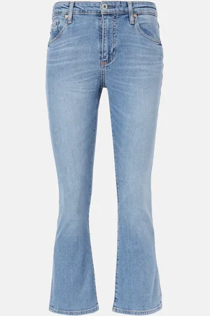 AG Jeans High-Rise Flared Jeans Jodi Crop