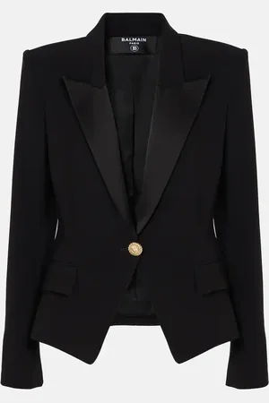 Balmain Blazer aus Crêpe