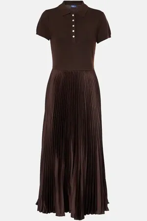 Ralph Lauren Polokleid aus Wolle, Seide und Kaschmir