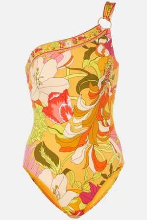 Camilla Verzierter One-Shoulder-Badeanzug