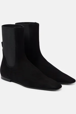 Totême Chelsea Boots aus Veloursleder