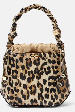 Ganni Bedruckte Bucket-Bag Bou