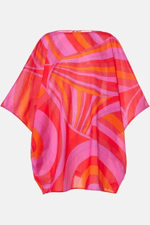 Puccini Kaftan Iride aus Baumwollmusselin