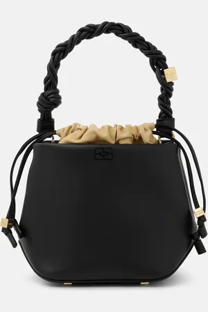 Ganni Bucket-Bag Bou aus Leder