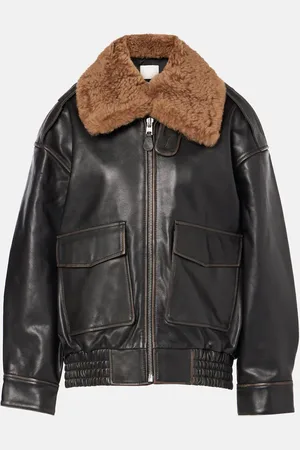 Citizens of Humanity Lederjacke Santiago mit Shearling