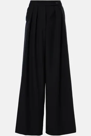 DRIES VAN NOTEN Weite Hose aus Wolle