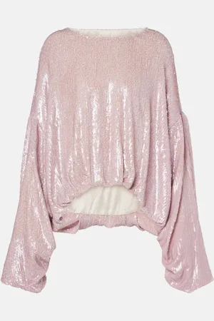 DRIES VAN NOTEN Top mit Pailletten