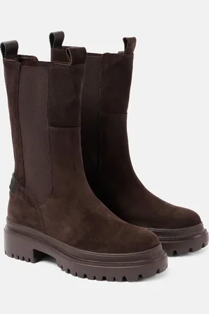 Bogner Ankle Boots aus Veloursleder