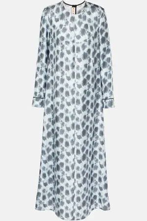 Marni Bedrucktes Maxikleid aus Seide