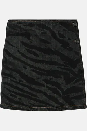 Ganni High-Rise-Jeansrock