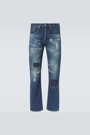 JUNYA WATANABE Distressed Straight Jeans