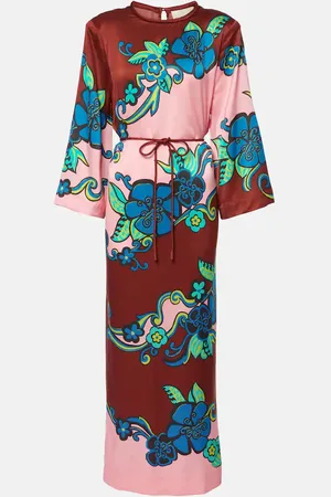 ALÉMAIS Alémais Maxikleid aus Seidensatin