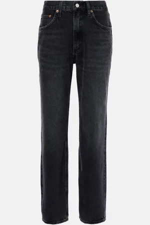 AGOLDE Mid-Rise Straight Jeans Valen