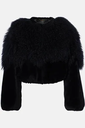 Chloé Chloé Cropped-Jacke aus Shearling