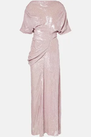 DRIES VAN NOTEN Robe mit Pailletten