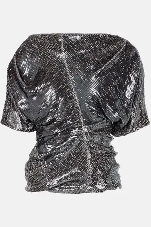 DRIES VAN NOTEN Top mit Pailletten