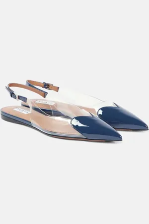 Alaïa Alaïa Slingback-Ballerinas Le Cœur mit Lackleder
