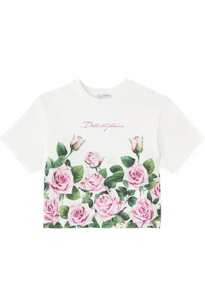 Dolce & Gabbana Bedrucktes T-Shirt aus Baumwolle