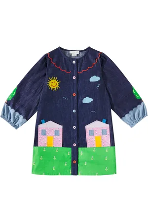 Stella McCartney Bedrucktes Jeanskleid