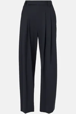 Brunello Cucinelli Weite Hose aus einem Wollgemisch