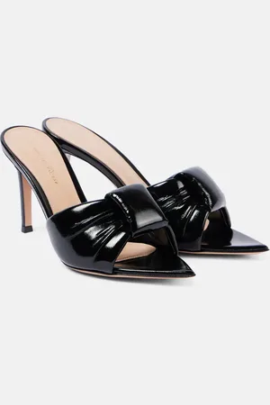 Gianvito Rossi Pantoletten Love aus Lackleder