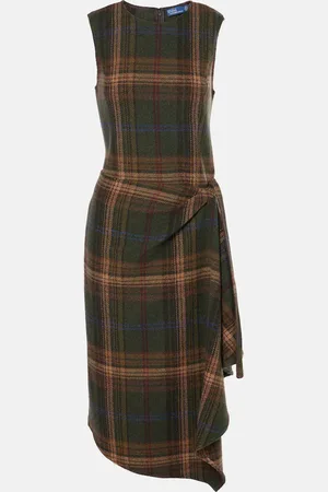 Ralph Lauren Midikleid aus einem Wollgemisch