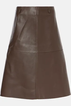 Totême Midirock aus Leder