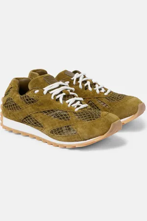 Bottega Veneta Sneakers Orbit aus Mesh mit Veloursleder