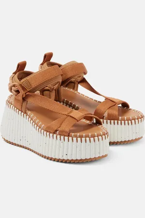 Chloé Chloé Wedge-Sandalen Nama 80